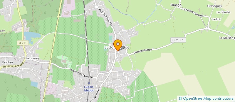 localisation de l'entreprise SCI DU CHATEAU DE BACALAN  LUDON-MEDOC