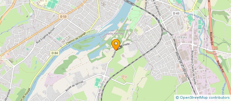 localisation de l'entreprise SCI DU CHATEAU DE BACHELARD  COMMELLE-VERNAY