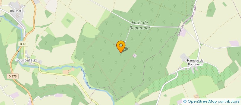 localisation de l'entreprise SCI DU CHATEAU DE BEAUMONT  MONTMIRAIL