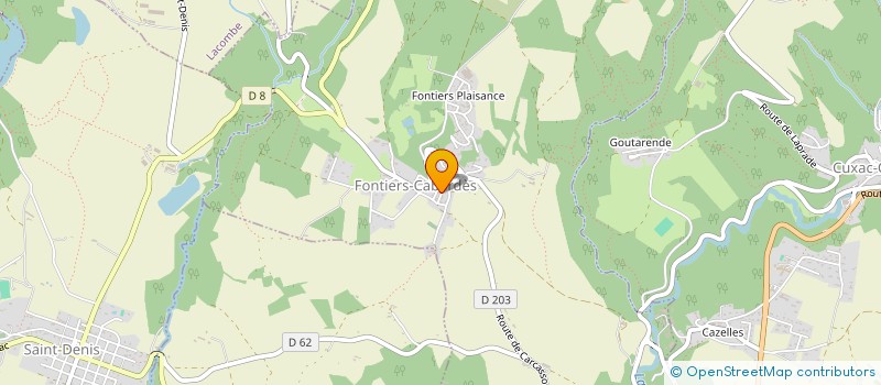 localisation de l'entreprise SCI DU CHATEAU DE BELLEFORD  CAUDEBRONDE