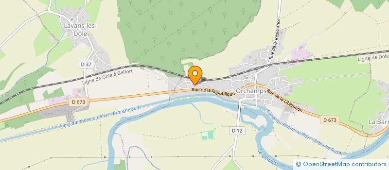 localisation de l'entreprise SCI DU CHATEAU DE BELLEVUE  CHATENOIS