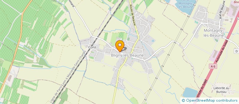 localisation de l'entreprise SCI DU CHATEAU DE BLIGNY  BLIGNY-LES-BEAUNE