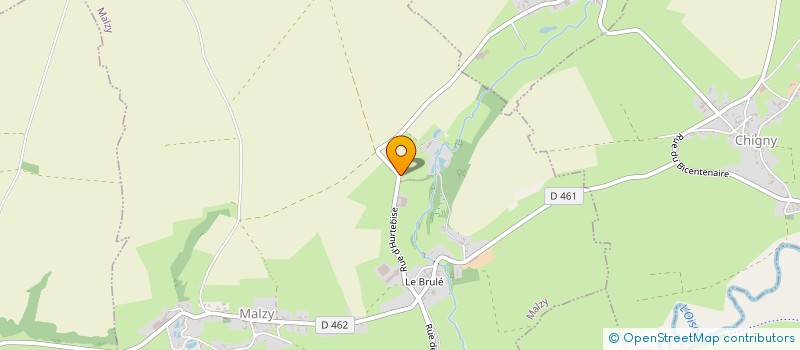 localisation de l'entreprise SCI DU CHATEAU DE BRANDOUZY  MALZY