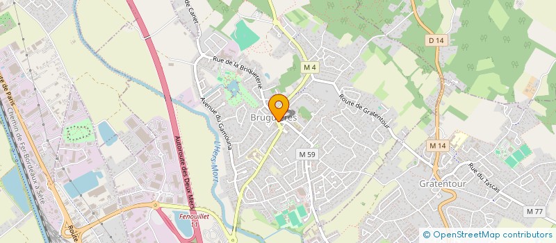 localisation de l'entreprise SCI DU CHATEAU DE BRUGUIERES  BRUGUIERES