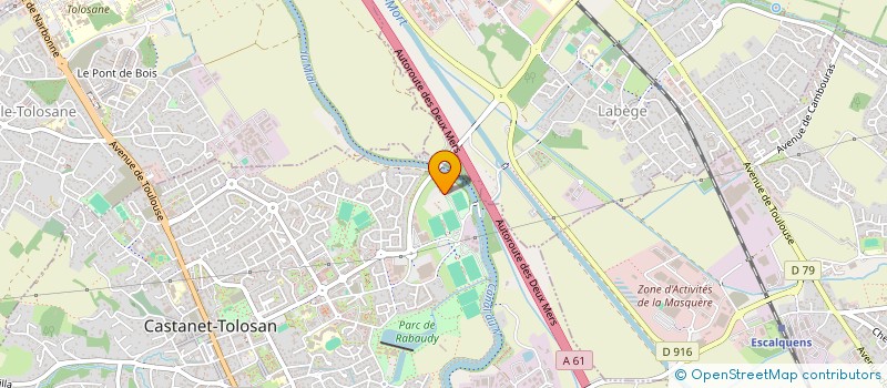 localisation de l'entreprise SCI DU CHATEAU DE BUSQUEILLE DELPRAT  VIEILLE-TOULOUSE