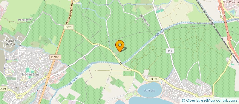 localisation de l'entreprise SCI DU CHATEAU DE CAP DE FOUSTE  VILLENEUVE-DE-LA-RAHO