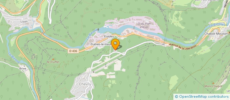 localisation de l'entreprise SCI DU CHATEAU DE CHEVRY  SAINT-CLAUDE