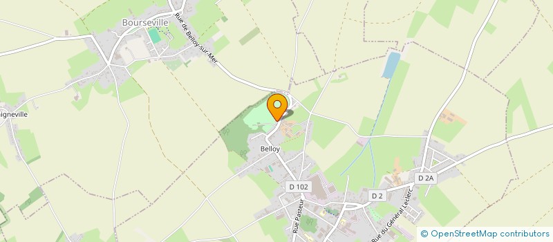 localisation de l'entreprise SCI DU CHATEAU DE COMPER  FRIVILLE-ESCARBOTIN