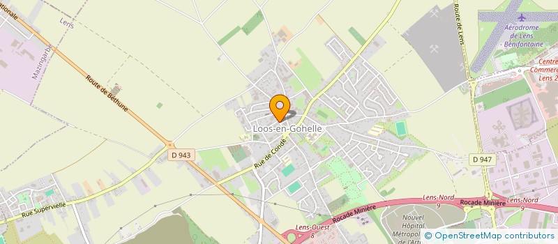 localisation de l'entreprise SCI DU CHATEAU DE FAN  LOOS-EN-GOHELLE