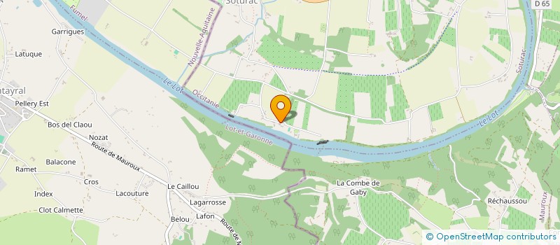 localisation de l'entreprise SCI DU CHATEAU DE FOSSAT  SOTURAC