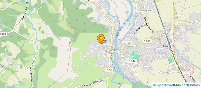localisation de l'entreprise SCI DU CHATEAU DE L'ANGLADURE à NAY
