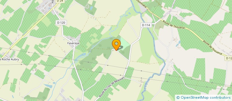 localisation de l'entreprise SCI DU CHATEAU DE L'ASSAY  BELLEVIGNE-EN-LAYON