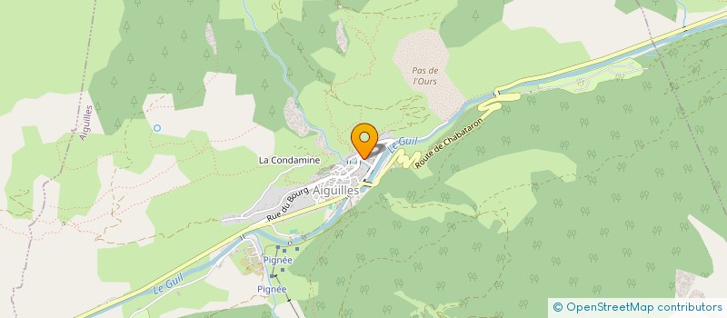 localisation de l'entreprise SCI DU CHATEAU DE L'AUCHE à AIGUILLES