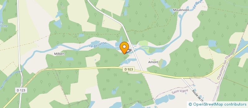 localisation de l'entreprise SCI DU CHATEAU DE L'EPILLY  CHAUMONT-SUR-THARONNE