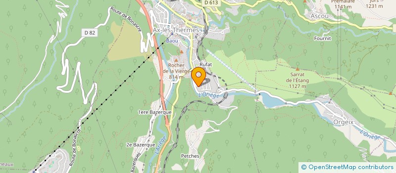 localisation de l'entreprise SCI DU CHATEAU DE LA FORGE D'ORGEIX à ORGEIX