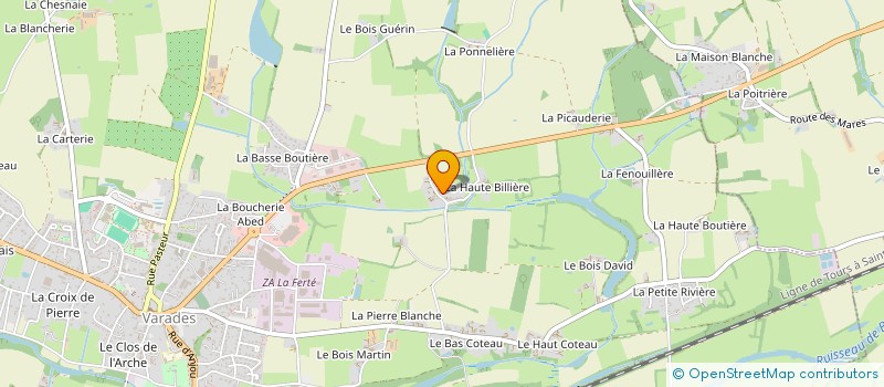 localisation de l'entreprise SCI DU CHATEAU DE LA JAILLIERE à LOIREAUXENCE
