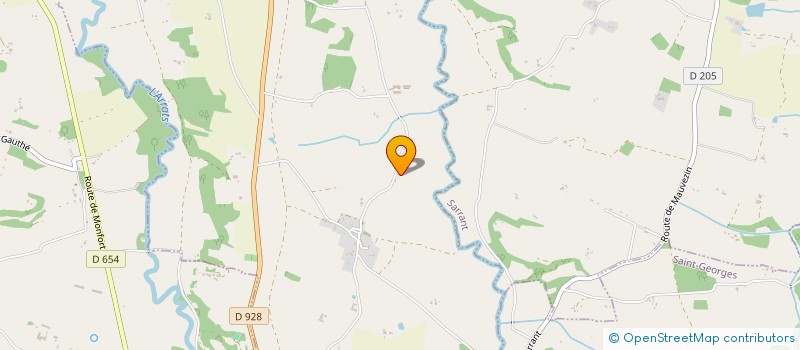 localisation de l'entreprise SCI DU CHATEAU DE LABRIHE  LABRIHE