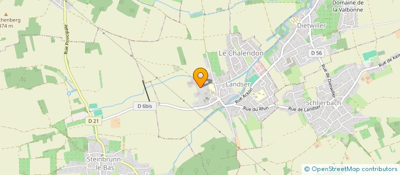 localisation de l'entreprise SCI DU CHATEAU DE LANDSER  LANDSER