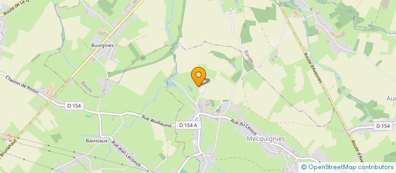 localisation de l'entreprise SCI DU CHATEAU DE MECQUIGNIES  MECQUIGNIES