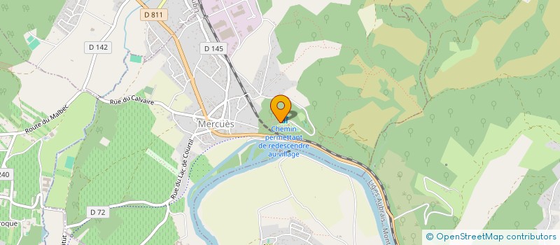 localisation de l'entreprise SCI DU CHATEAU DE MERCUES  MERCUES