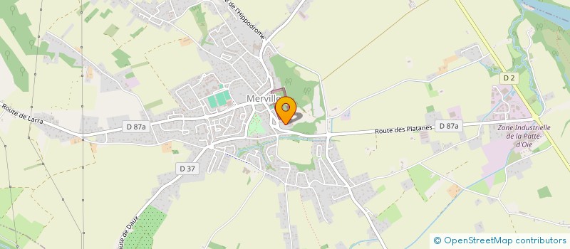 localisation de l'entreprise SCI DU CHATEAU DE MERVILLE  MERVILLE