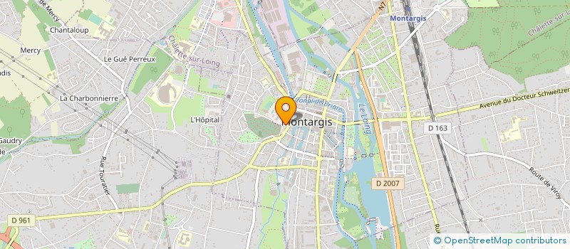 localisation de l'entreprise SCI DU CHATEAU DE MONTARGIS à MONTARGIS