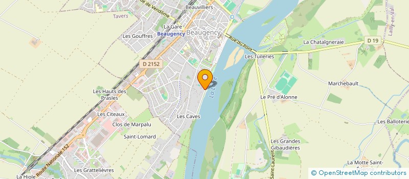 localisation de l'entreprise SCI DU CHATEAU DE MONTOUR  BEAUGENCY