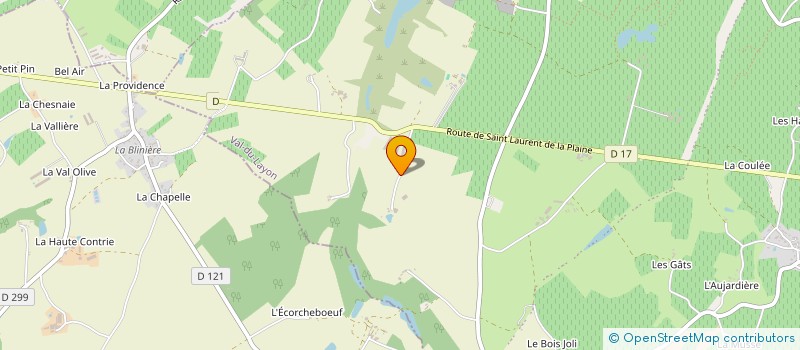 localisation de l'entreprise SCI DU CHATEAU DE PIERRE BISE  BEAULIEU-SUR-LAYON