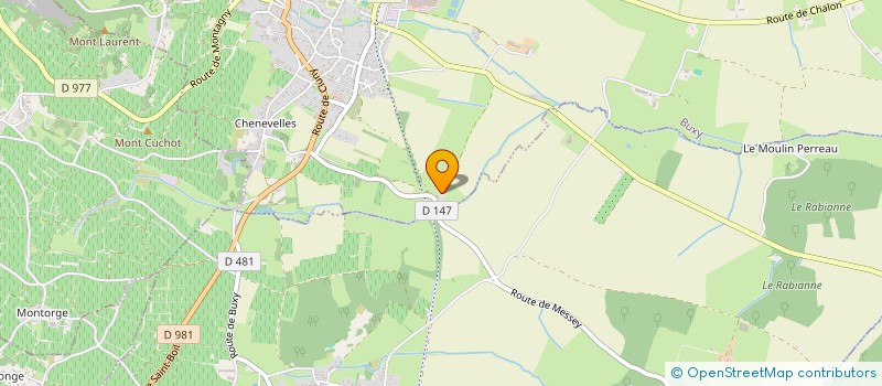 localisation de l'entreprise SCI DU CHATEAU DE PONNEAU  JULLY-LES-BUXY