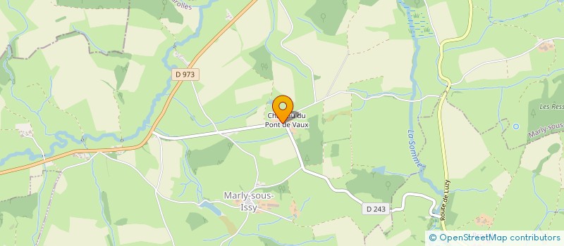 localisation de l'entreprise SCI DU CHATEAU DE PONT DE VAUX  MARLY-SOUS-ISSY