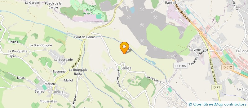 localisation de l'entreprise SCI DU CHATEAU DE SALIES  SALIES