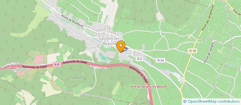 localisation de l'entreprise SCI DU CHATEAU DE SAVIGNY LES BEAUNE  SAVIGNY-LES-BEAUNE