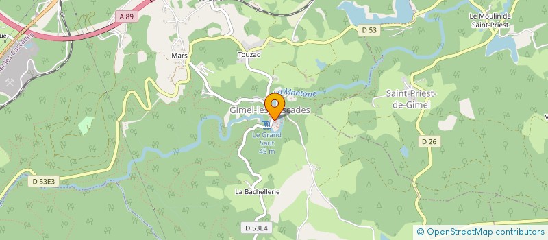 localisation de l'entreprise SCI DU CHATEAU DE ST PRIEST  SAINT-PRIEST-DE-GIMEL