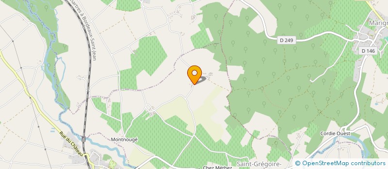 localisation de l'entreprise SCI DU CHATEAU DES SABLES  SAINT-FORT-SUR-GIRONDE