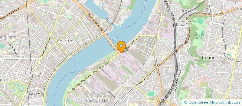 localisation de l'entreprise SCI DU CHATEAU DESCAS  BORDEAUX