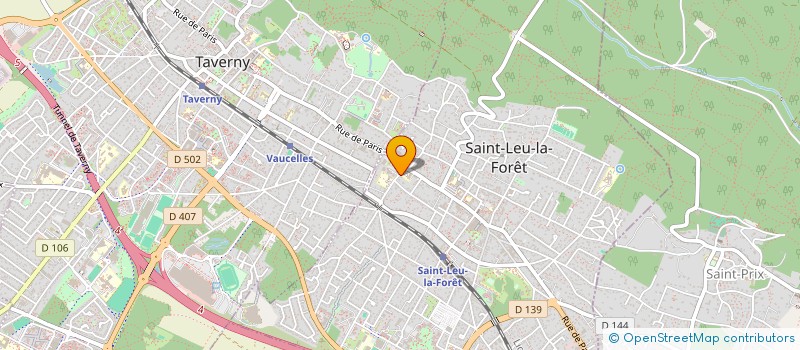 localisation de l'entreprise SCI DU CHATEAU DU BOIS  SAINT-LEU-LA-FORET