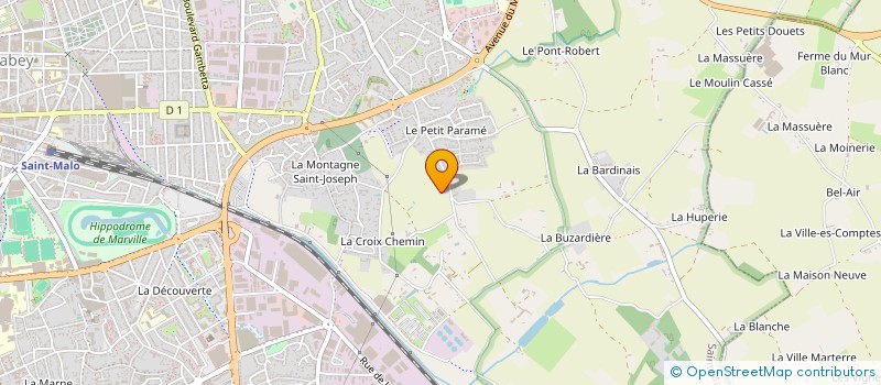 localisation de l'entreprise SCI DU CHATEAU DU GRAND ROZOY  SAINT-MALO