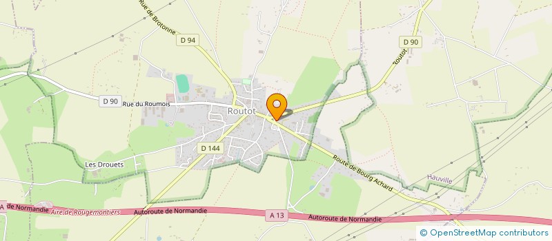 localisation de l'entreprise SCI DU CHATEAU DU LANDIN  LE LANDIN