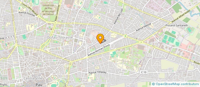 localisation de l'entreprise SCI DU CHATEAU DU MEJANEL  SADIRAC