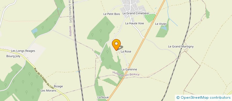 localisation de l'entreprise SCI DU CHATEAU DU PLESSIS-FORTIA à HUISSEAU-EN-BEAUCE