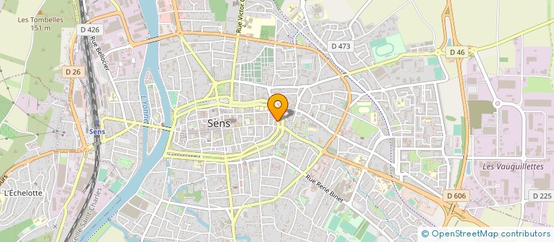 localisation de l'entreprise SCI DU CHATEAU GAILLARD à SENS