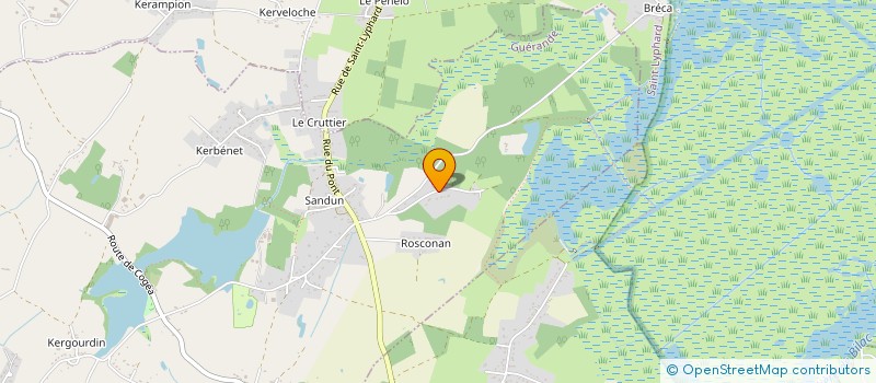 localisation de l'entreprise SCI DU CHATEAU GAILLARD  GUERANDE