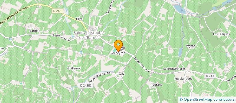 localisation de l'entreprise SCI DU CHATEAU HAUT ROCHER  SAINT-ETIENNE-DE-LISSE