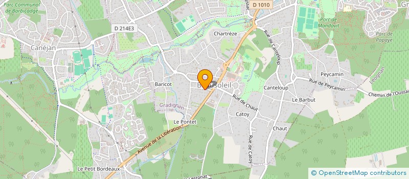 localisation de l'entreprise SCI DU CHATEAU HAUT VACHON LA ROSE  GRADIGNAN