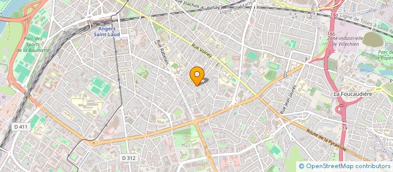 localisation de l'entreprise SCI DU CHATEAU LANDON à ANGERS