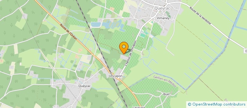 localisation de l'entreprise SCI DU CHATEAU LAYAUGA-DUBOSCQ  QUEYRAC