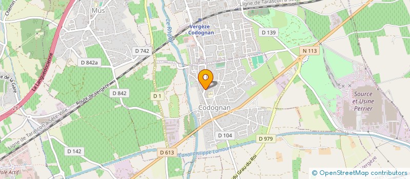 localisation de l'entreprise SCI DU CHATEAU LEONARD  CODOGNAN