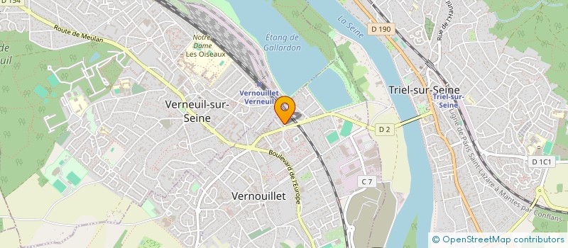 localisation de l'entreprise SCI DU CHATEAU MTMA  VERNOUILLET