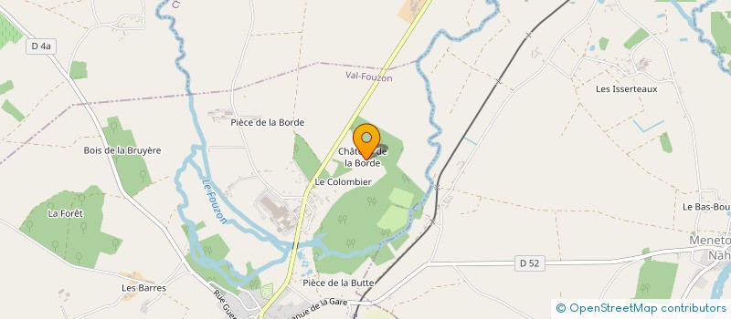 localisation de l'entreprise SCI DU CHATEAU POSEIDON à VAL-FOUZON