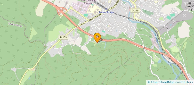localisation de l'entreprise SCI DU CHATEAU ROBERT  RAON L'ETAPE